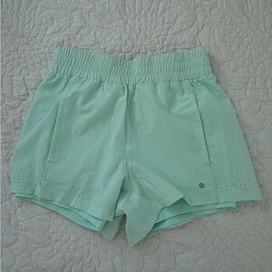 Light Green Women's Athletic Shorts